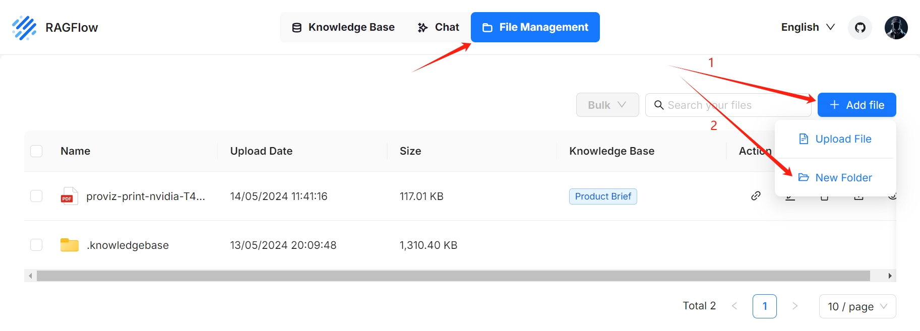 create new folder